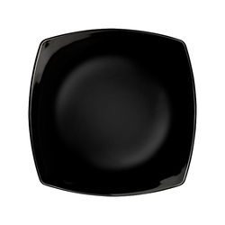 Talíř mělký 26,6×26,6 cm - černý